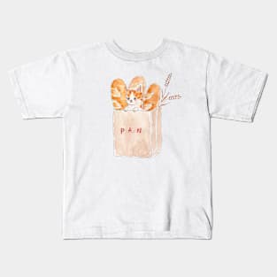 Pan cat Kids T-Shirt